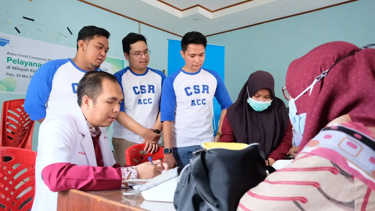 ACC menggelar pengobatan kesehatan gratis untuk warga Kelurahan Duyu, Kecamatan Tatanga, Palu. (Istimewa)