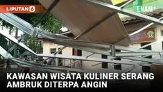 Baru Diresmikan Bulan Maret, Wisata Kuliner Kota Serang Ambruk