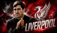 Ilustrasi Andoni Iraola, Liverpool. (Foto by ChatGPT)