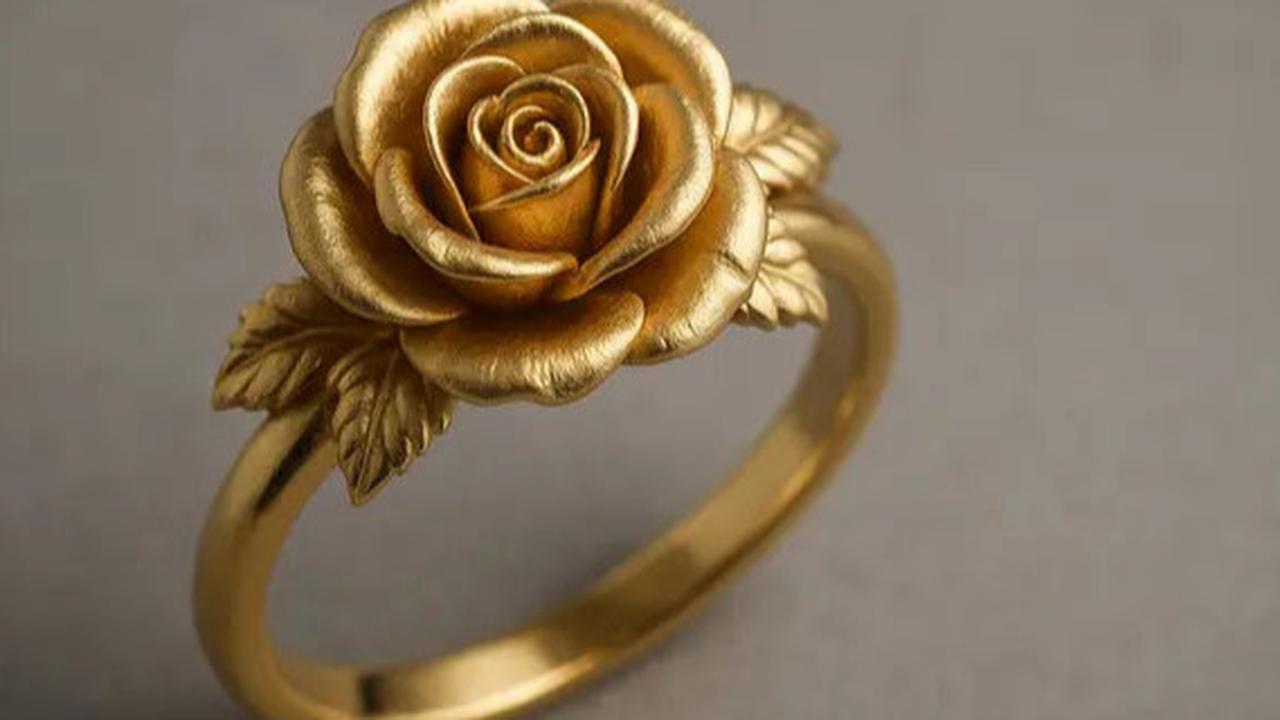Cocok Digunakan Idul Adha, ini 7 Model Cincin Emas Bunga Mawar Terbaru 2025 yang Keren dan Elegan