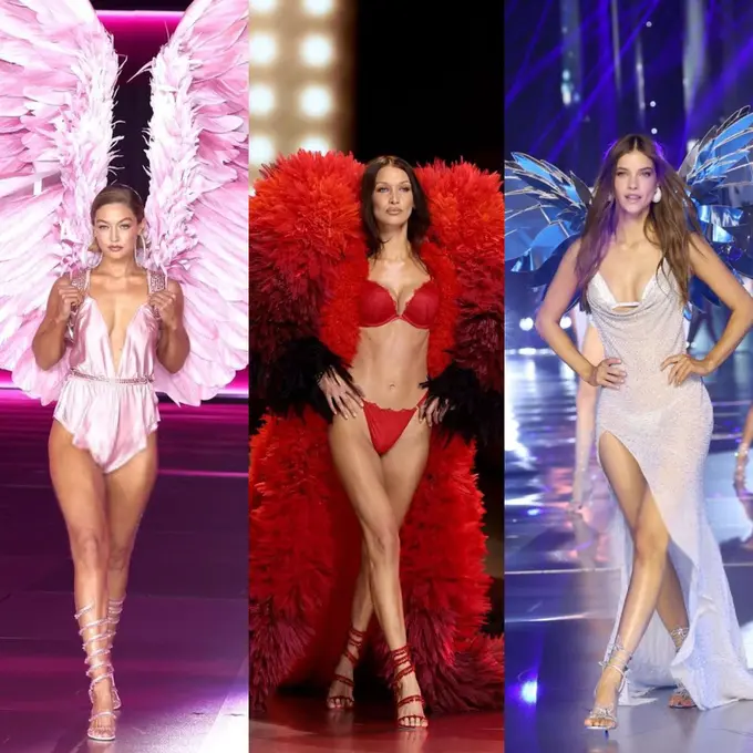 8 Adu Gaya Para ‘Angels’ dengan Sayap Megah di Victoria's Secret 2024 Fashion Show, Gigi-Bella Hadid hingga Barbara Palvin