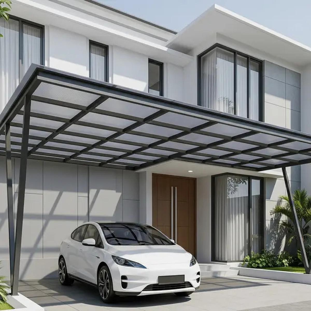 Cara Menghitung Ukuran &amp; Kemiringan Kanopi Carport agar Mobil Aman dari Hujan dan Panas