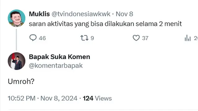 6 Saran Netizen Aktivitas yang Bisa Dilakukan 2 Menit Ini Bikin Tepuk Jidat
