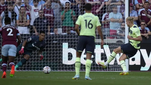 Erling Haaland Cetak Dua Gol, Man City Menang di Markas West Ham