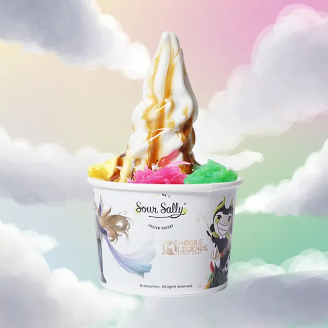 Uniknya Rasa Frozen Yogurt Berpadu Topping Es Doger dan Es Cendol