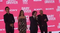 Pemain film Baby Driver melakukan sesi meet and greet bersama penggemarnya di Malaysia