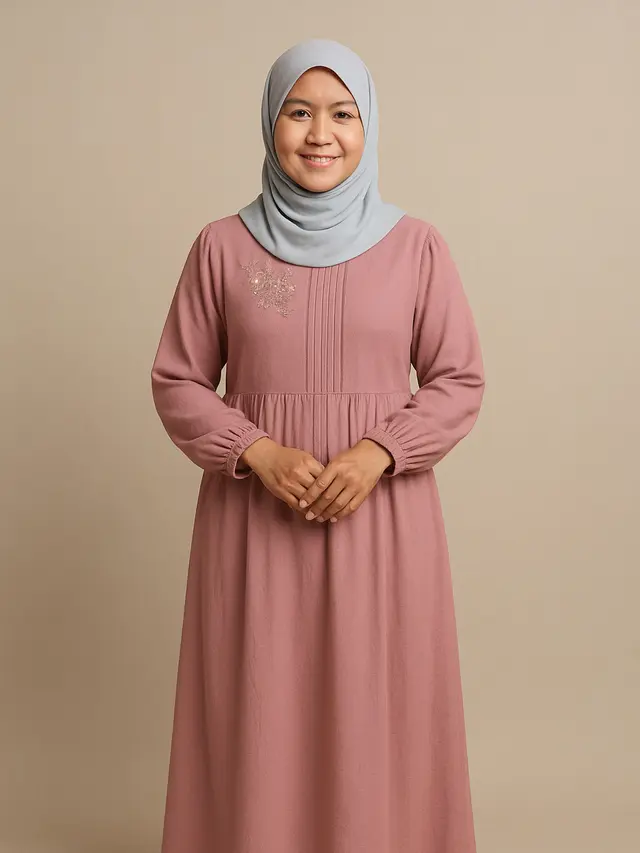 Warna Gamis yang Cocok untuk Wanita Usia 40 Tahun (Foto: ChatGPT)