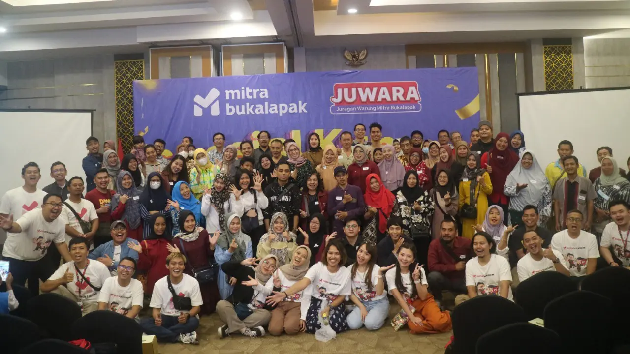 Acara Spesial Kumpul JUWARA (SKJ) yang diadakan di Yogyakarta, berkolaborasi dengan PT Ultrajaya Milk Industry & Trading, dihadiri oleh ratusan Mitra Bukalapak.  (Foto: Bukalapak)