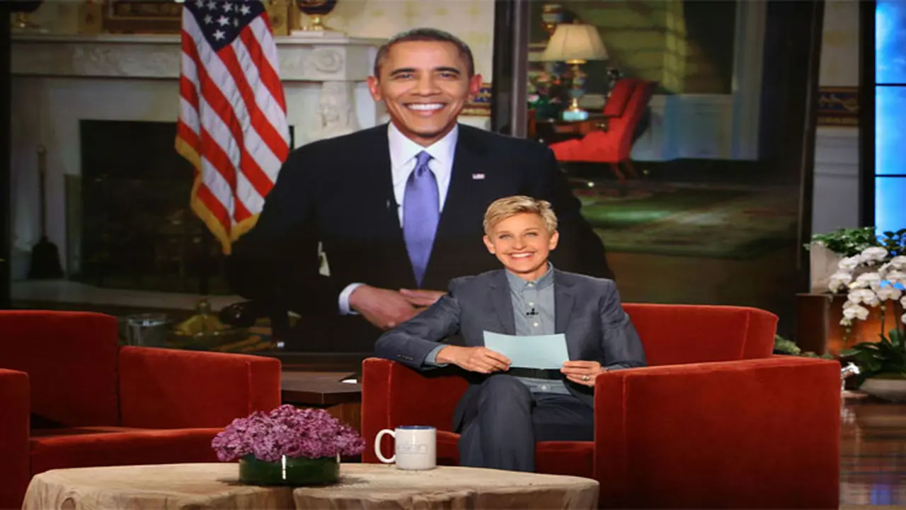 Presiden Barack Obama dan Ellen DeGeneres