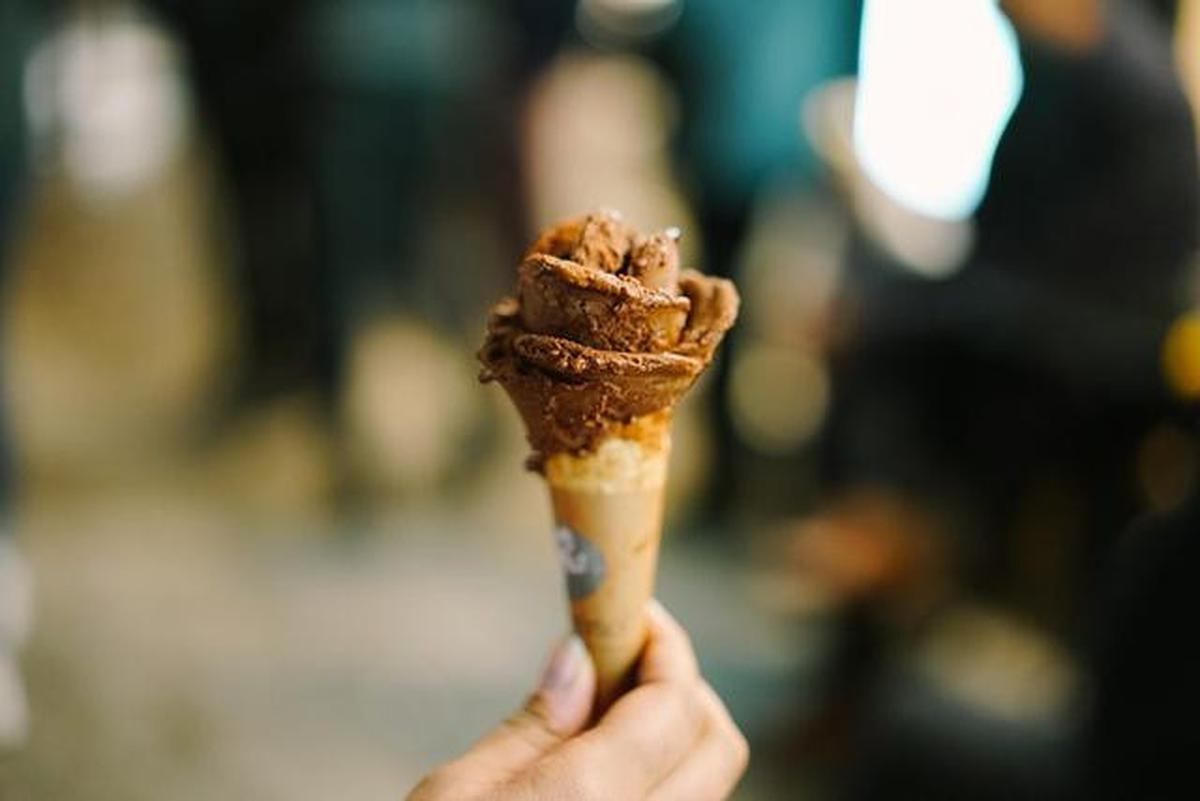 Es krim rasa coklat