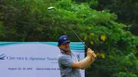 David Gleeson memimpin di Ciputra Golfpreneur 2018 (istimewa)