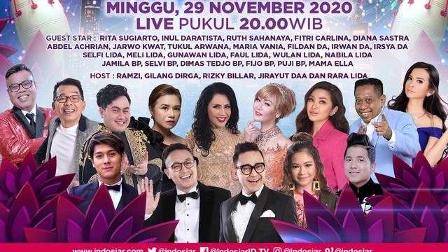 Tonton Live Streaming Indosiar Konser Semarak Indosiar Bersama Inul Daratista Ruth Sahanaya Dan Lainnya Minggu 29 November 2020 Showbiz Liputan6 Com
