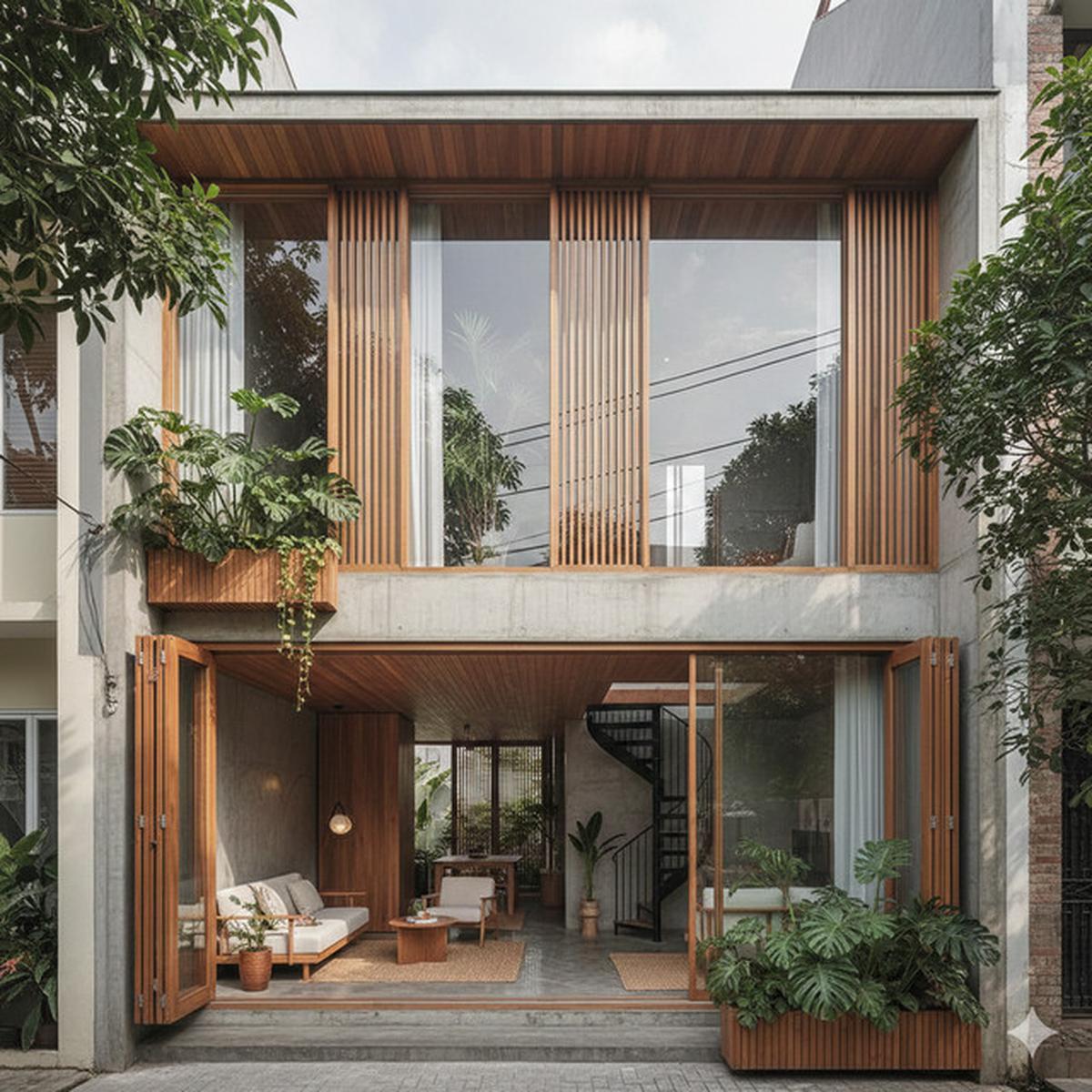 10 Model Rumah Tropis untuk Lahan Sempit, Cocok Diterapkan di Perkotaan