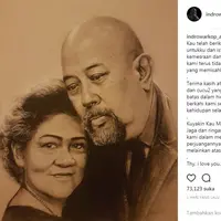Usia pernikahan Indro Warkop dan istri telah berjalan selama 37 tahun (Instagram/@indrowarkop_asli)