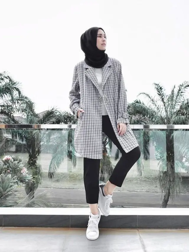 motif garis ootd