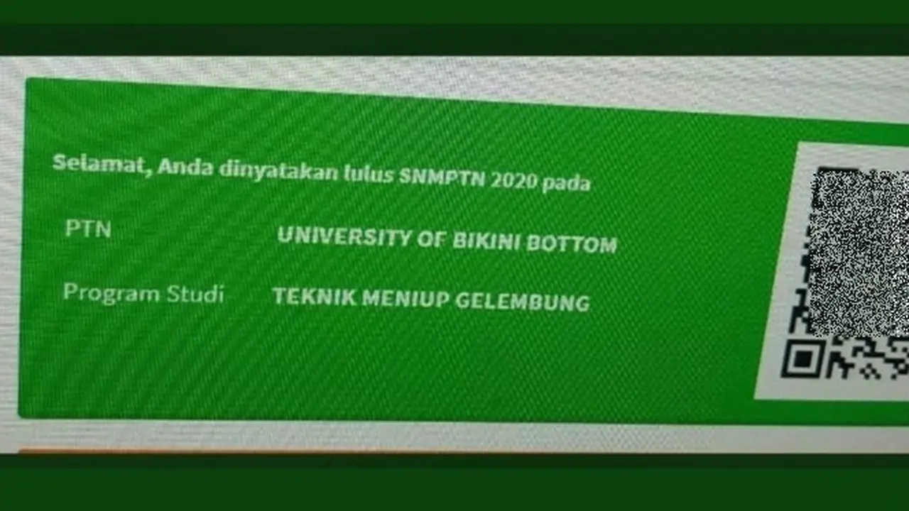 6 Editan Lulus SNMPTN Jurusan yang Nyeleneh Ini Kocak