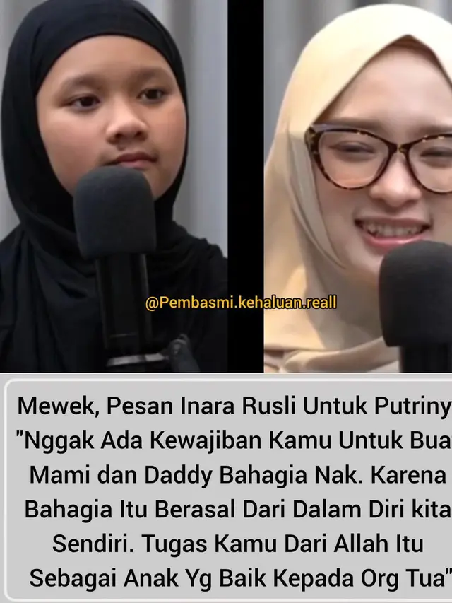 Pesan Inara kepada putrinya, Starla, soal membahagiakan orangtua (https://www.instagram.com/p/C-RnBh3vZnl/?igsh=MWZjNmtobGNlZDRpeg%3D%3D&img_index=2)
