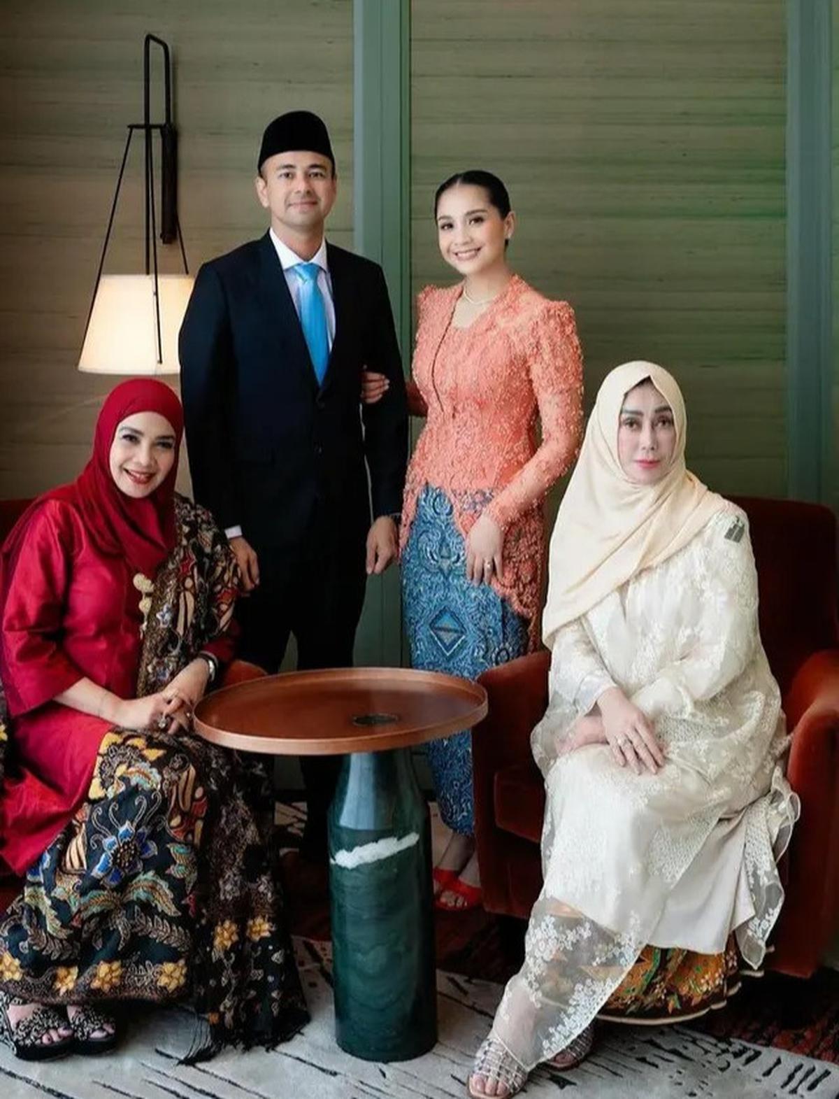 Tampilan Keluarga Raffi Ahmad saat Pelantikan