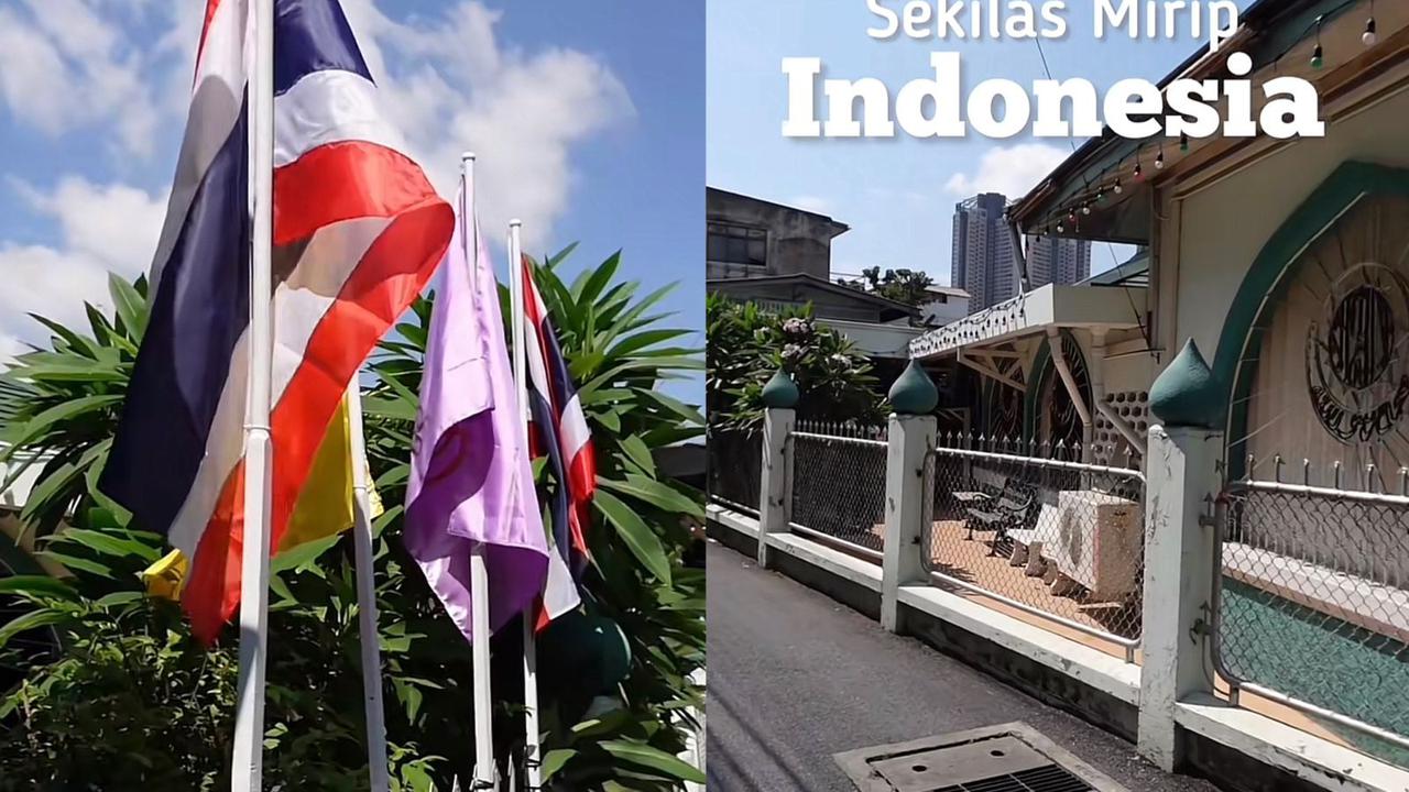 Masjid di Thailand yang dibangun di Kampung Jawa oleh keturunan orang Indonesia.