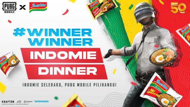 Kolaborasi PUBG Mobile dan Indomie hadirkan berbagai in-game items di game PUBG Mobile.