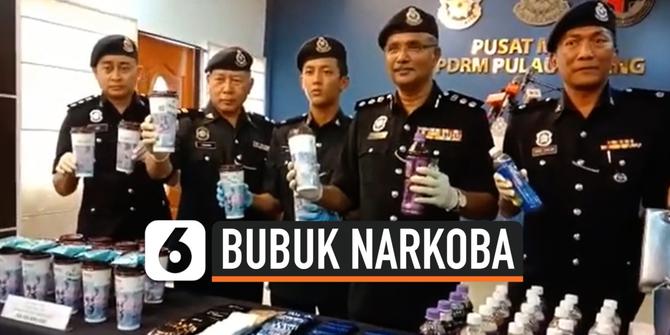 VIDEO: Polisi Malaysia temukan Campuran Ekstasi di Bubuk Milk Tea
