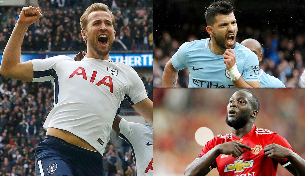 Berikut ini deretan top scorer Premier League 2017/2018 hingga pekan kesembilan. (Kolase foto-foto AP dan AFP)