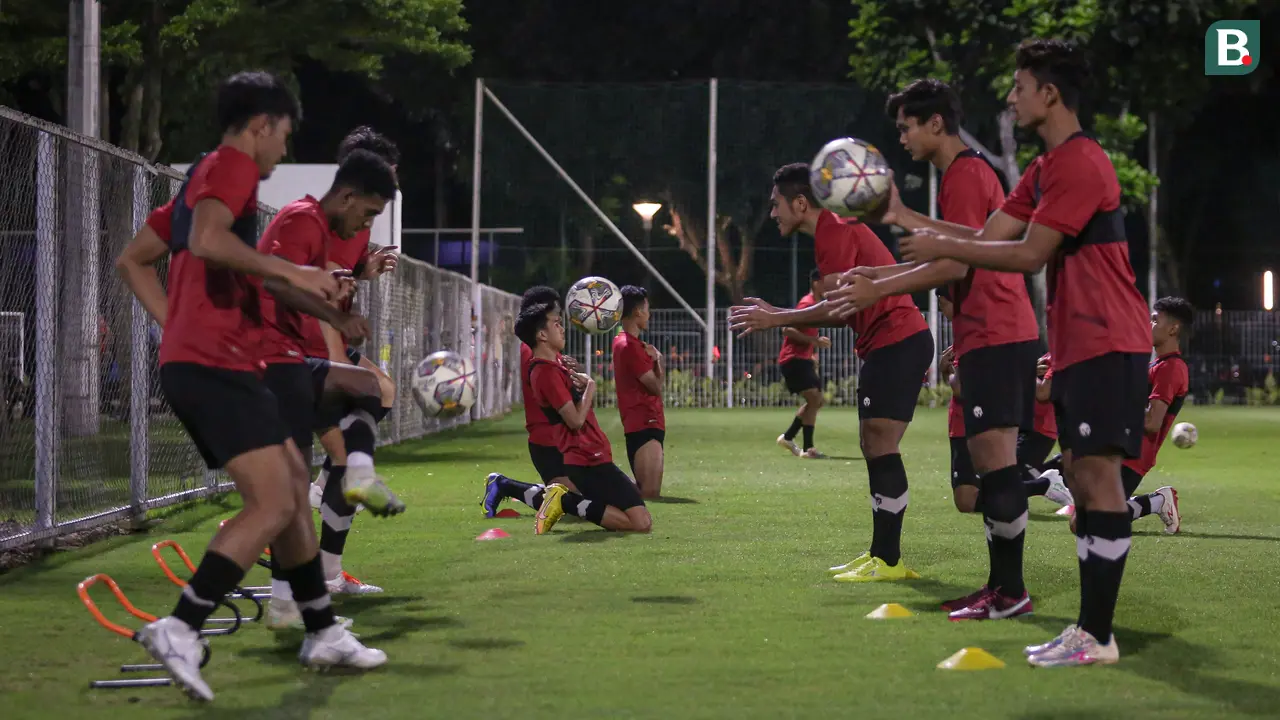Foto: Tergabung di Grup A Sepak Bola SEA Games 2023, Timnas Indonesia U-22 Terus Geber Latihan