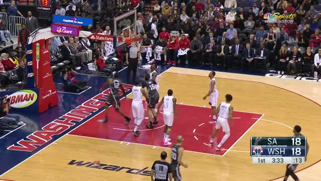VIDEO : Cuplikan Pertandingan NBA, Wizards 116 vs Spurs 106