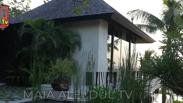 Potret Bagian Depan Villa Maia Estianty di Bali
