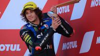 Marco Bezzecchi tolak kesempatan untuk jadi pembalap MotoGP di 2021 (AFP)