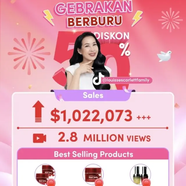 Akun Mami Louisse Berhasil Menjual Produk di TikTok Shop Hingga Miliaran Rupiah
