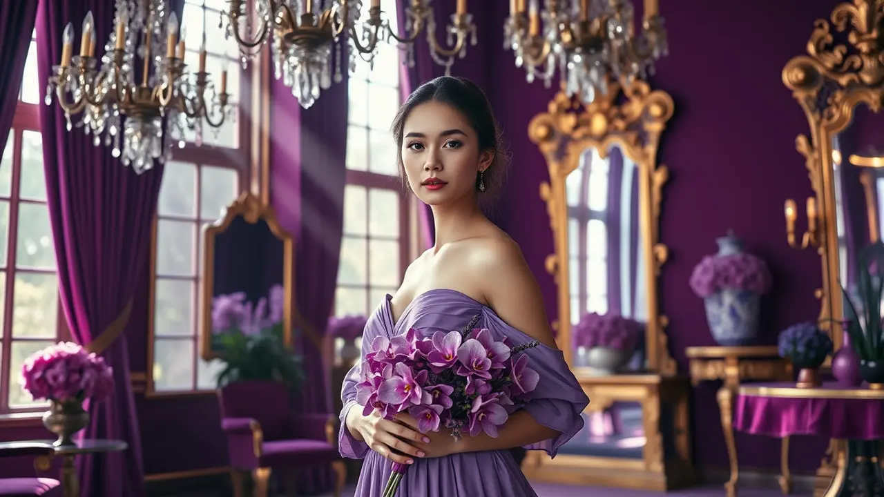 cara buat warna ungu