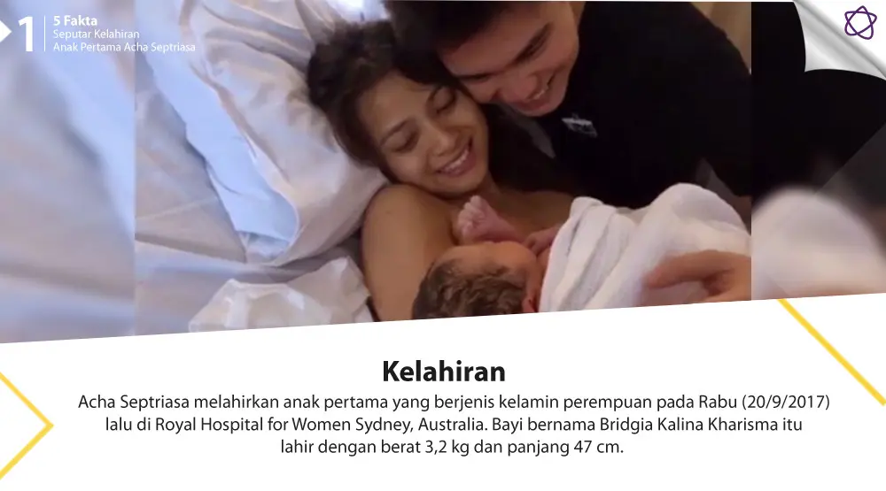 5 Fakta Seputar Kelahiran Anak Pertama Acha Septriasa. (Foto: Instagram/septriasaacha, Desain: Nurman Abdul Hakim/Bintang.com)