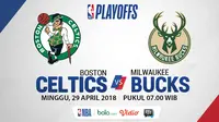 NBA Playoff 2018 Boston Celtics Vs Milwaukee Bucks Game 7 (Bola.com/Adreanus Titus)
