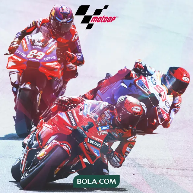 MotoGP - Pecco Bagnaia di antara Marc Marquez dan Jorge Martin