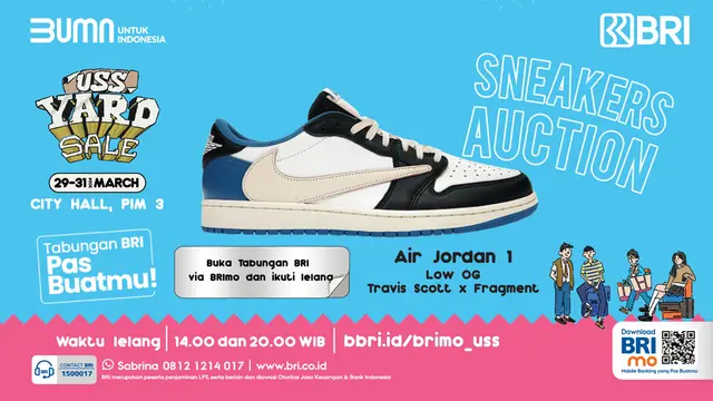 USS Yard Sale di City Hall, PIM 3, Jakarta Selatan.
