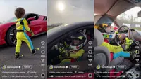 Zayn Sofuoglu, seorang anak dari mantan juara balap motor dunia kendarai Ferrari SF90 Stradale di sirkuit. (source: instagram @Zaynsofuoglu)