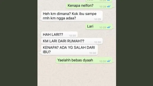 chat nyeleneh emak-emak