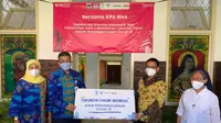 Danone Indonesia memberikan donasi percepatan penanganan COVID-19, kolaborasi bersama Pemerintah Kota Administrasi Jakarta Timur.