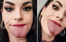 Pecahkan Rekor, Perempuan Ini Punya Lidah Terlebar di Dunia, Hampir Seukuran Kartu Kredit