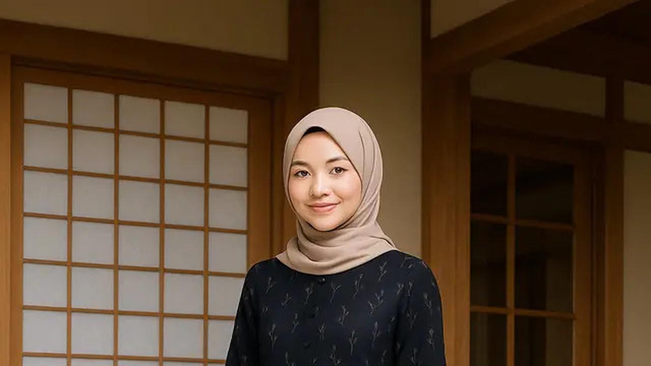 7 Model Gamis Kekinian untuk Wanita Tinggi 150an