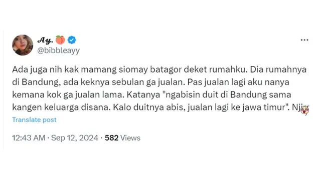 6 Cerita Work Life Balance Pedagang Langganan Netizen, Menikmati Hidup