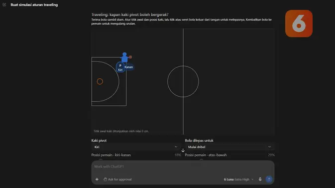 Intelligent UI pada ChatGPT. Liputan6.com/M Yudha Pratama.