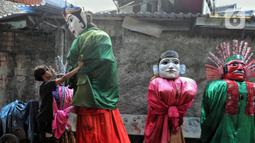 Gubernur Daerah Khusus Jakarta Pramono Anung mengatakan tidak ingin kesenian ondel-ondel digunakan untuk mengamen. (Liputan6.com/Angga Yuniar)