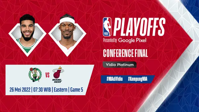 Link Live Streaming NBA Eastern Conference Final : Boston Celtics Vs Miami Heat di Vidio