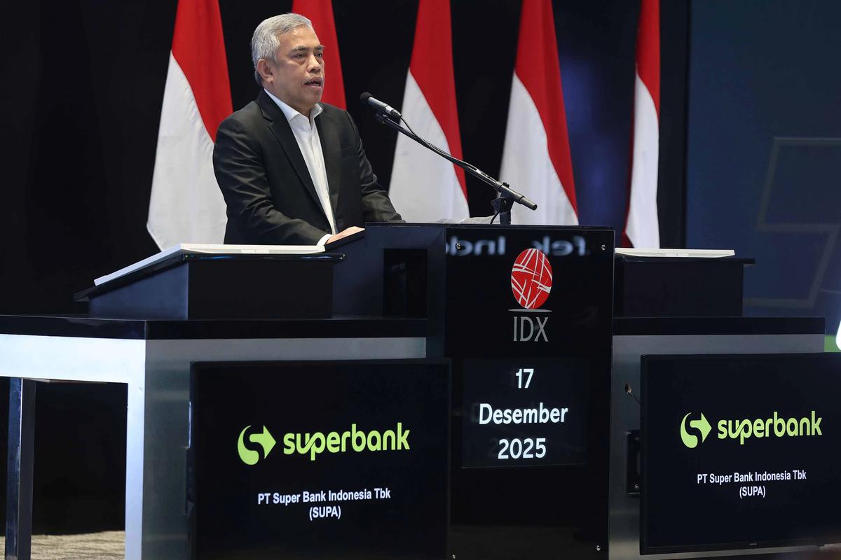 FOTO: Superbank Resmi Melantai di Bursa Efek Indonesia