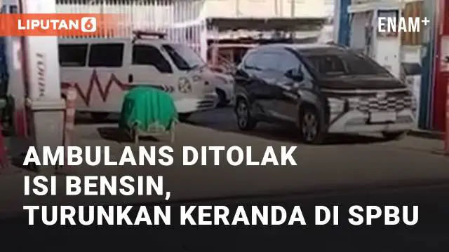 VIDEO: Detik-detik Ambulans Turunkan Keranda di Semarang Lantaran Ditolak Isi Bensin