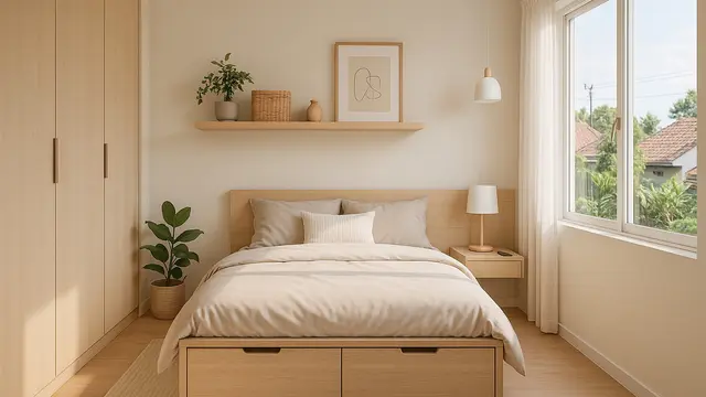 Desain Rumah Kecil 5×8 Bergaya Skandinavia/AI