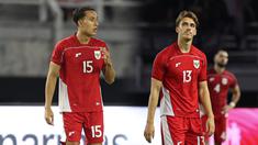 Dua pemain naturalisasi baru Timnas Indonesia, Milano Jonathans (kiri) dan Mauro Zijlstra melakoni laga debut saat FIFA Matchday melawan Chinese Taipei di Stadion Gelora Bung Tomo (GBT), Surabaya, Jumat (05/09/2025). (Bola.com/Abdul Aziz)