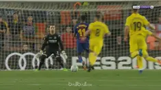 Berita video 5 gol Barcelona ke gawang Villarreal, di mana salah satunya dicetak Ousmane Dembele dengan indah. This video presented by BallBall.